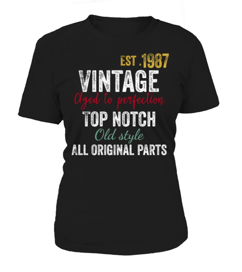 35th Birthday - Vintage 1987 Aged to Perfection Women's T-Shirt