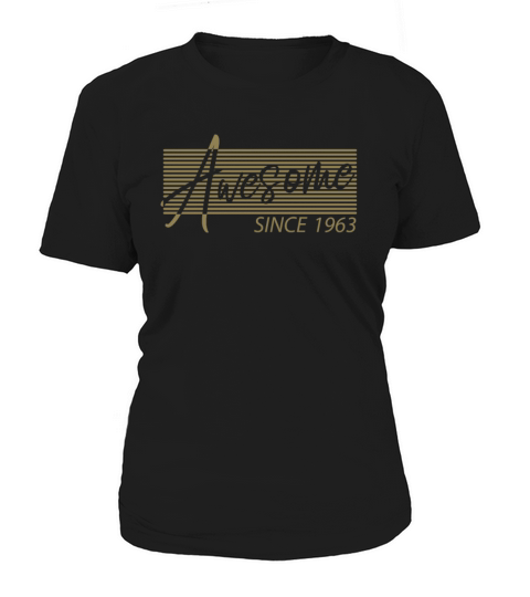 Awesome Since 1963 Birthday Vintage Gifts Retro Women's T-Shirt