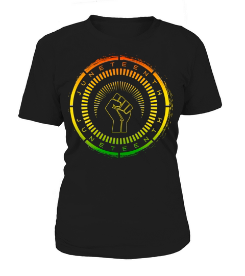Brush Circle Black History Juneteenth June Vintage Women's T-Shirt
