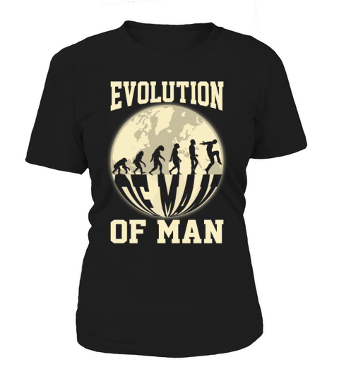 Evolution of Man - Funny Breakdancer Breakdance Women's T-Shirt