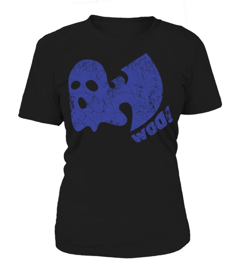 halloween ghost woo wutang blue Women's T-Shirt