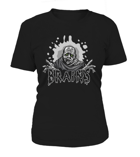 Halloween Zombie Line Art Monster Fan Horror Women's T-Shirt
