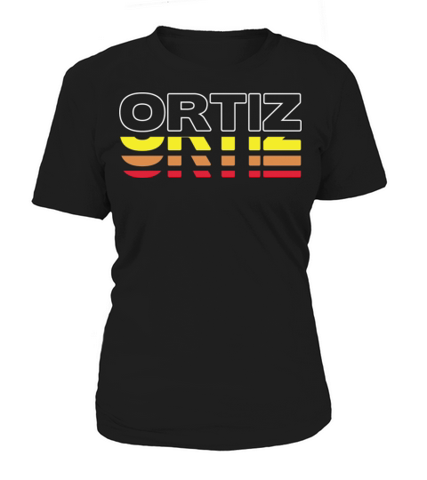 Ortiz First Name Funny Vintage Sunset Ortiz Women's T-Shirt