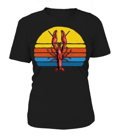 Vintage Crawfish 80S Louisiana Crawdad Women's T-Shirt