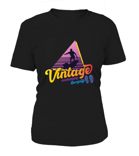 Vintage Summer Surfing Women's T-Shirt