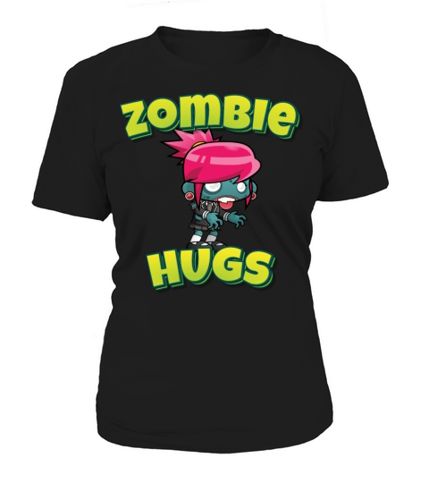 Zombie Hugs Pink Zombie Girl Women's T-Shirt