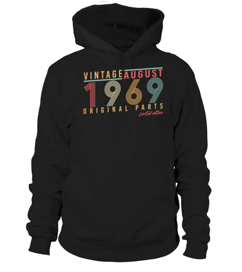 1969 August Vintage Hoodie Unisex