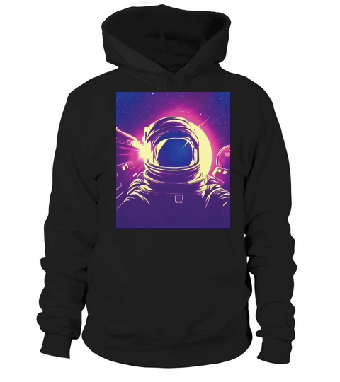 Astronaut Retro Synhwave outrun aesthetic astronau Hoodie Unisex