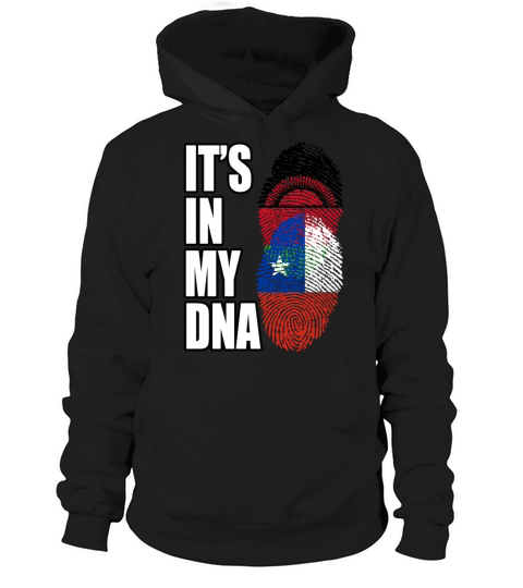 Malawian And Chilean Mix Heritage DNA Flag Hoodie Unisex