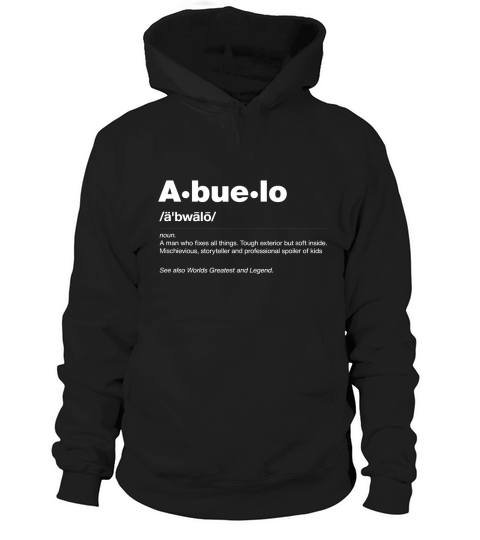 Mens Funny Dictionary Definition Fathers Day Gift Grandpa Abuelo T-Shirt Hoodie Unisex