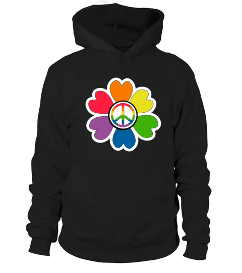 Pride love lgbt flower Hoodie Unisex