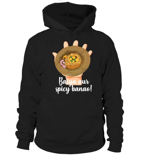 Spicy Pani Puri Hindi Quote India Pakistan Food Hoodie Unisex