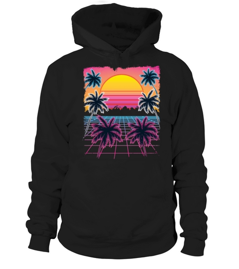 Synthwave Retro 80s Streetwear Design Hoodie Unisex