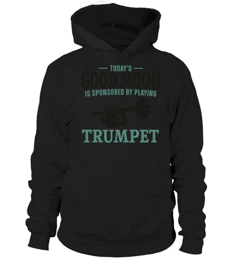 Trumpet Player Vintage Todays Hoodie Unisex
