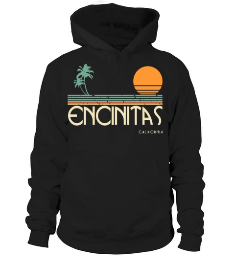 Vintage Encinitas California Hoodie Unisex