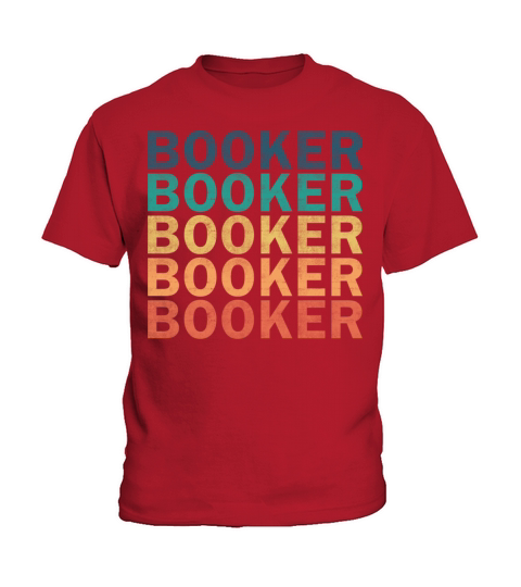 Booker Name T Shirt - Booker Vintage Retro Name Gi Kids T-Shirt
