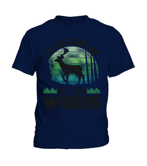 Buck Deer Hunting Hunter Vintage Kids T-Shirt