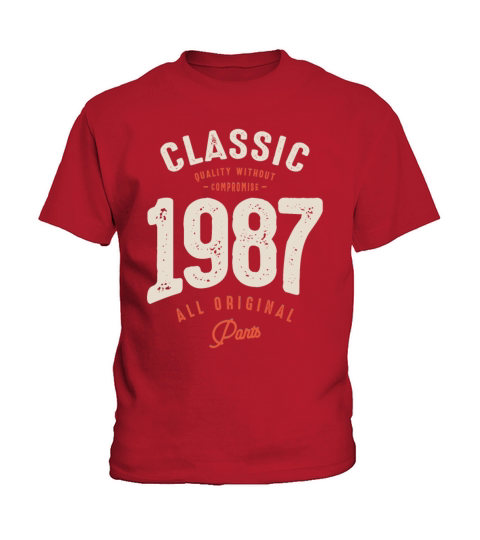 Classic 1987 - 35th Birthday Retro Vintage Kids T-Shirt