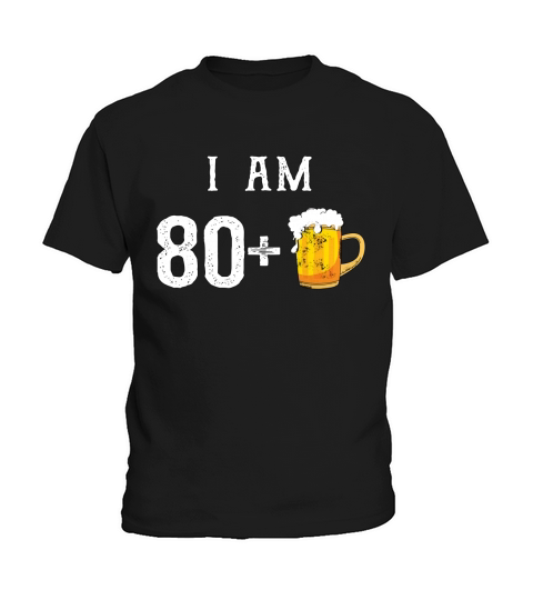 Funny 81st Birthday T-Shirt Hilarious Beer Lover Gift Tee Kids T-Shirt