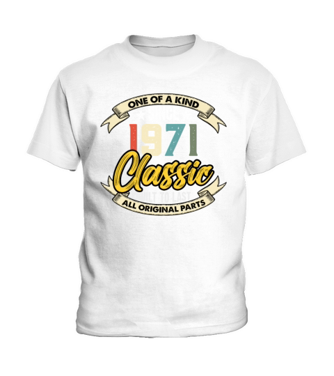 Funny Birthday Born in 1971 Limited Edition Kids T-Shirt