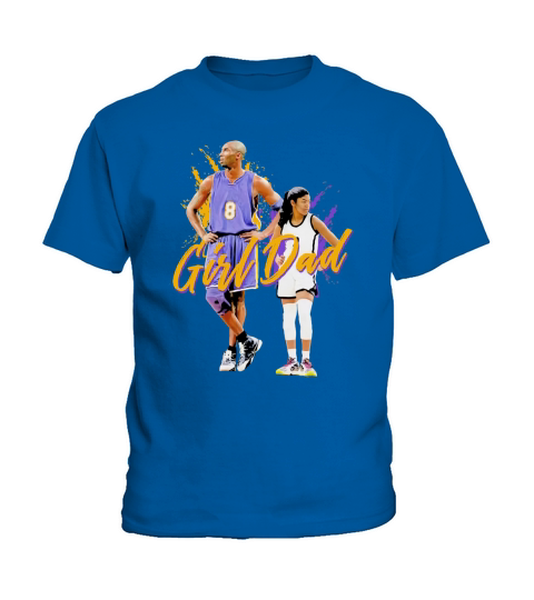 Girl Dad Kobe and Gigi Bryant Dad And Daughter Father’s Day Kids T-Shirt
