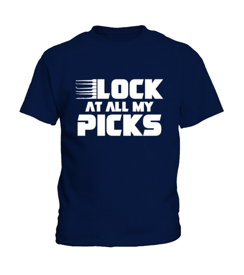 Lock At All My Picks Professional Locksmith Kids T-Shirt