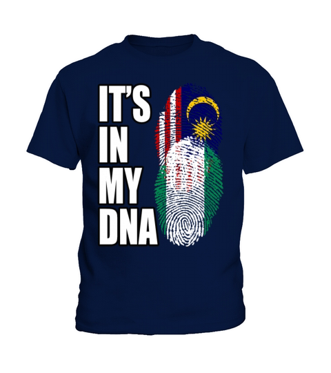 Malaysian And Nigerian Mix Heritage DNA Flag Kids T-Shirt