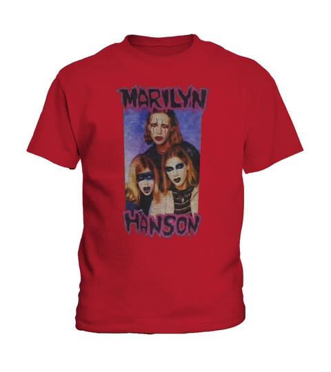 Marilyn Manson Parody Heavy Metal Rock shirt Kids T-Shirt