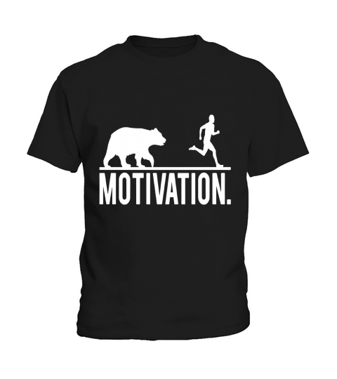 MOTIVATION - Bear Chasing Jogger T-Shirts Kids T-Shirt