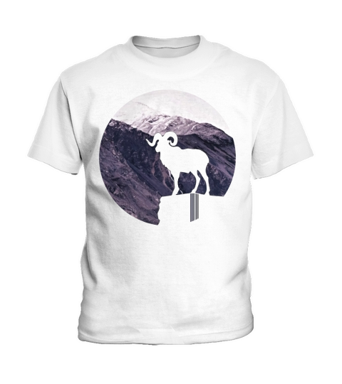 Mountain goat - hiking outdoor design T-Shirt Kids T-Shirt