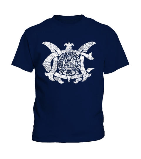 Old Retro Vintage MAC MIchigan State Logo Hoodies Kids T-Shirt