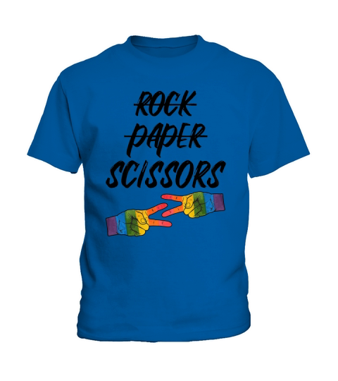 Rock Paper Scissors LGBT World Pride 2019 shirt Kids T-Shirt