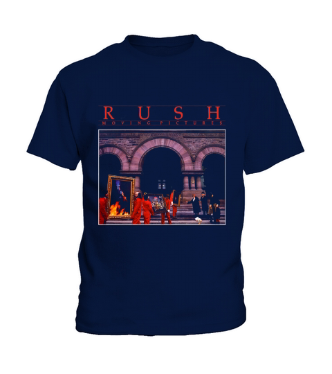 Rush Moving Pictures Rock Band Tour Geddy Kids T-Shirt