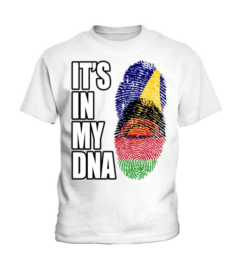Tokelauan And Malawian Mix Heritage DNA Flag Kids T-Shirt