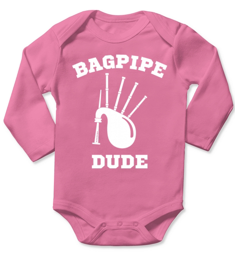 Bagpipe Bagpiper Gift Long Sleeve Baby One-Piece