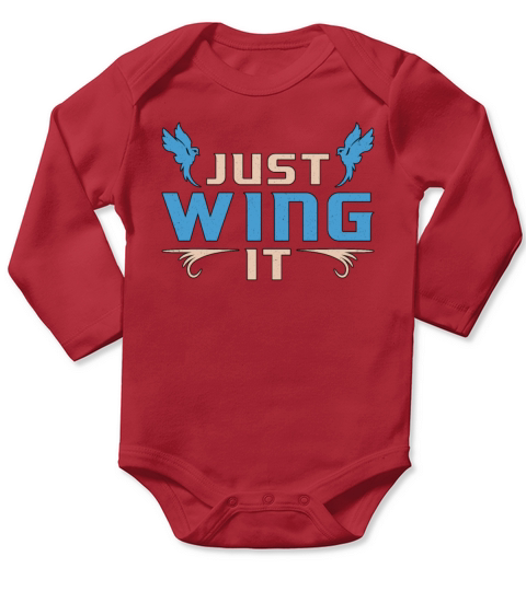 Bird Watching Just Wing It Birds Bird Watcher Long Sleeve Baby One-Piece