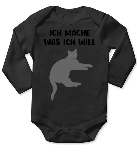 Cat Sassy Kitten Cat Funny Quote Gift Idea Long Sleeve Baby One-Piece
