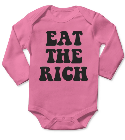 Eat The Rich Occupy Wall Street T-Shirts - Mens Premium T-Shirt Long Sleeve Baby One-Piece