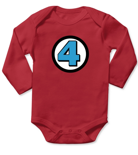 FANTASTIC FOUR - Rabbit Skins Baby Onesie Long Sleeve Baby One-Piece