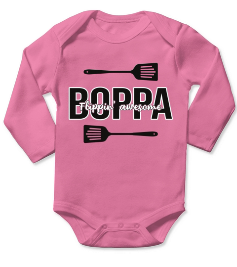Flipping Awesome Boppa Bbq 2020 Long Sleeve Baby One-Piece