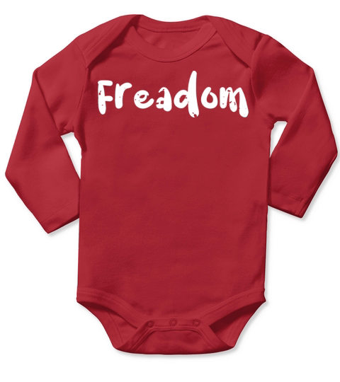 Freadom - Reading Long Sleeve Baby One-Piece
