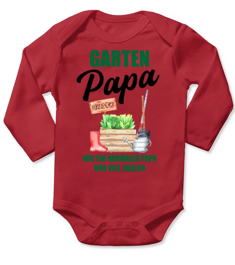 Garden Dad Funny Quote Gift Men Long Sleeve Baby One-Piece