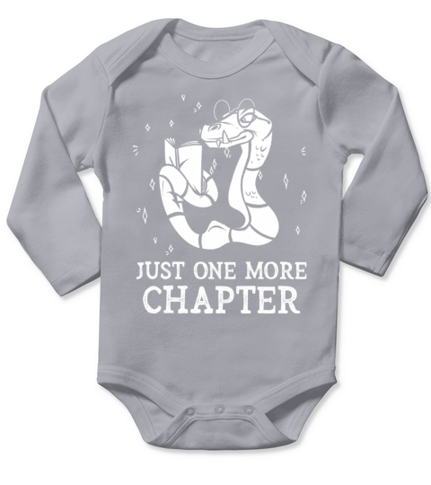 Just One More Chapter I Promise Reading Long Sleeve Baby One-Piece