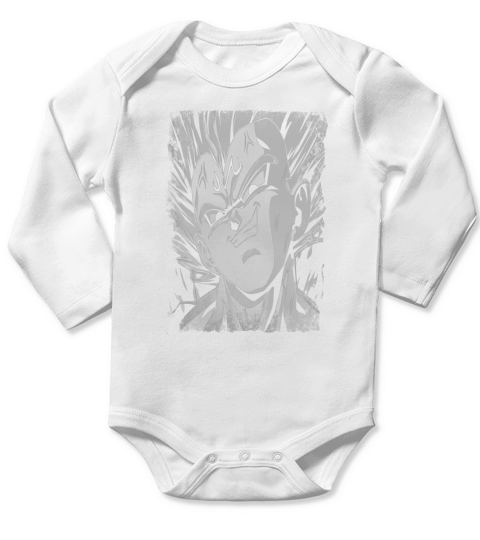 MAJIN VEGETA - LIMITED EDITION! Tshirt Long Sleeve Baby One-Piece