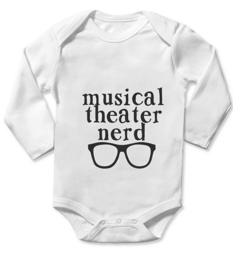 Musical Theater Nerd - iPhone 6/6s Long Sleeve Baby One-Piece