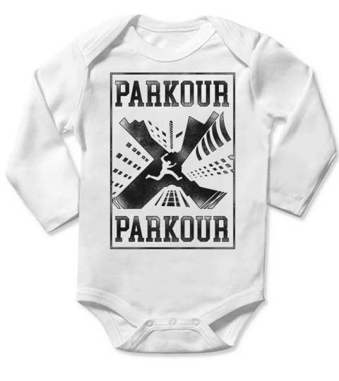 Parkour Free Running Traceur Long Sleeve Baby One-Piece