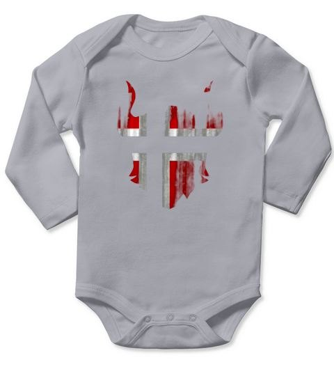 proud norway norwegian viking t shirt 4f5 Black Long Sleeve Baby One-Piece