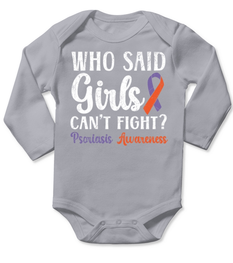 Psoriasis Warrior Skin Disease Psoriasis Awareness Long Sleeve Baby One-Piece