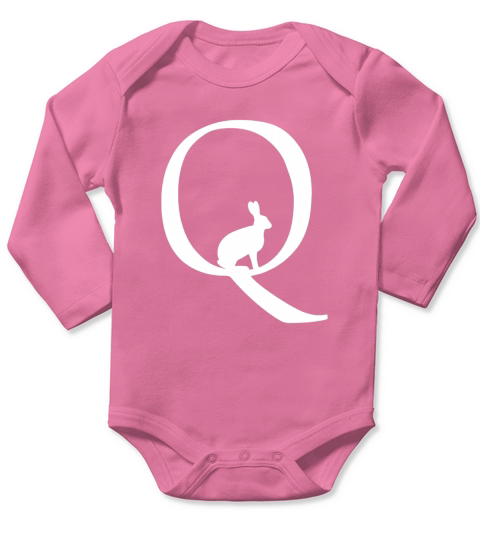 QAnon Long Sleeve T-Shirt Deep State Trump White Rabbit Long Sleeve Baby One-Piece