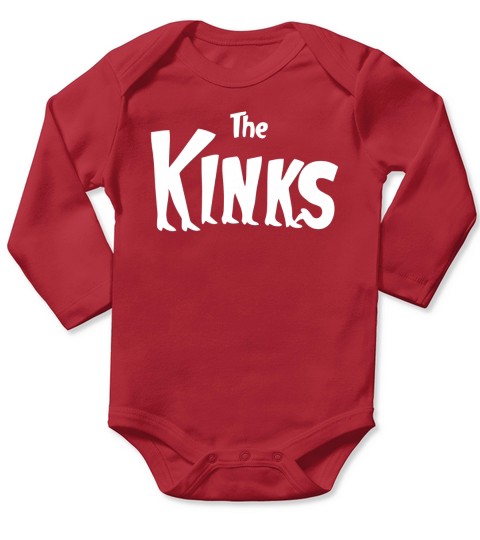 The Kinks Band Tshirt Long Sleeve Baby One-Piece